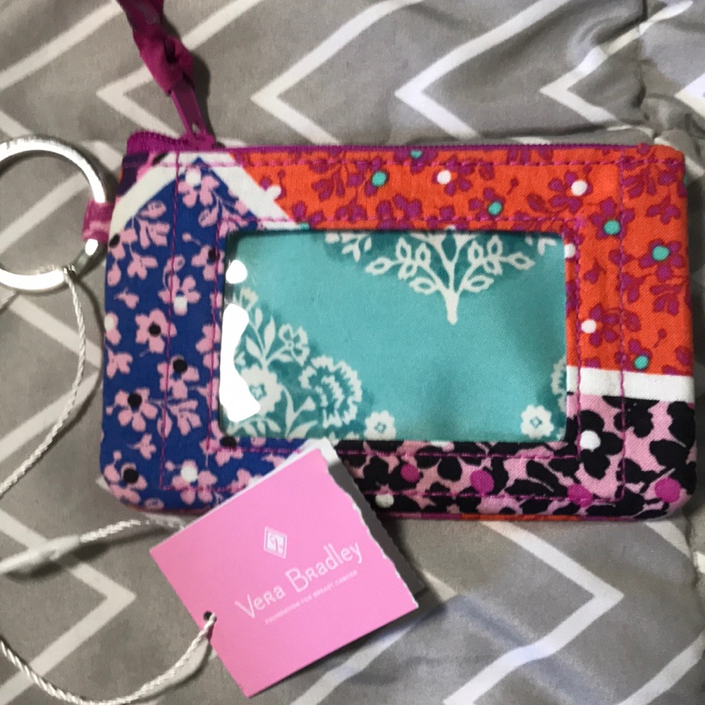 Brand NWT’s Vera Bradley Zip ID Case.